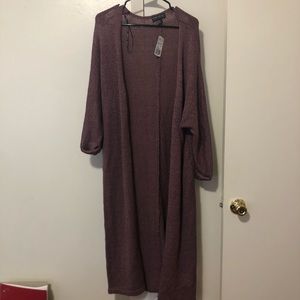 Forever 21 plus purple duster cardigan. Size 0x.